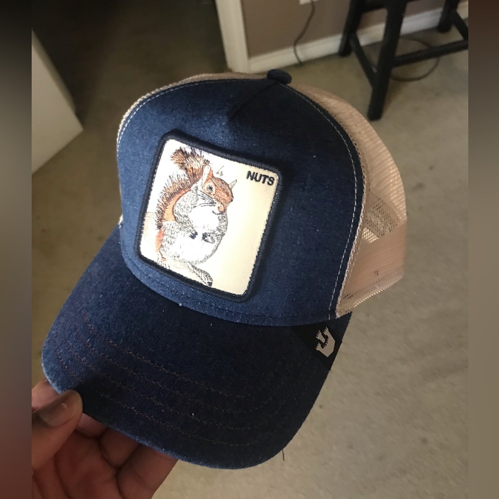Goorin Bros.
The Nuts Squirrel Patch Denim Trucker Hat OS